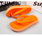 Hnzxzm Unisex Rubber Slippers Men's and Women's 2022 Summer Beach Shoes Light Platform Non-slip Indoor Home Female Flip Flops