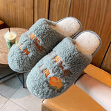 2022 New arrive Women Winter Warm Plush Home Slippers men Lightweight soft comfortable winter slippers Furry Plush Shoes indoor