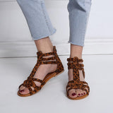 Hnzxzm Fashion New Women Summer Women Shoes Bohemia Gladiator Beach Flat Casual Leisure Female Ladies Sandals 5 Color