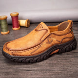 Size 38-48 Men Casual Shoes Fashion Leather Shoes for Men Spring Autumn Men'S Flat Shoes Driving Sneakers Zapatillas Hombre