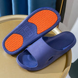 Thick Platform Bathroom Home Slippers Pregnant Slippers Women Men's Sole EVA Indoor Slides Sandals Summer Non-slip Flip Flops